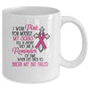 I Wear Pink For Myself My Scars Tell A Story Breast Cancer Mug Coffee Mug | Teecentury.com