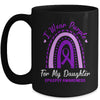 I Wear Purple Daughter Epilepsy Awareness Rainbow Mom Dad Mug Coffee Mug | Teecentury.com