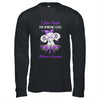 I Wear Purple For Alzheimer's Awareness Ribbon Elephant T-Shirt & Hoodie | Teecentury.com