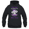 I Wear Purple For Alzheimer's Awareness Ribbon Elephant T-Shirt & Hoodie | Teecentury.com