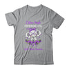 I Wear Purple For Cystic Fibrosis Awareness Ribbon Elephant T-Shirt & Hoodie | Teecentury.com