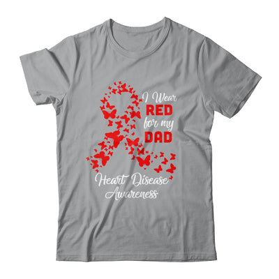 I Wear Red For My Dad Heart Disease Awareness T-Shirt & Hoodie | Teecentury.com