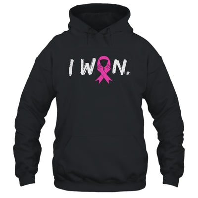 I Won Survivor Breast Cancer Awareness Warrior Pink Ribbon Shirt & Hoodie | teecentury
