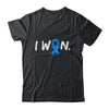 I Won Survivor Diabetes Awareness Warrior Blue Ribbon Shirt & Hoodie | teecentury