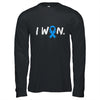 I Won Survivor Diabetes Awareness Warrior Blue Ribbon Shirt & Hoodie | teecentury