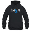 I Won Survivor Diabetes Awareness Warrior Blue Ribbon Shirt & Hoodie | teecentury