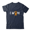 I Won Survivor Leukemia MS Awareness Warrior Orange Ribbon Shirt & Hoodie | teecentury