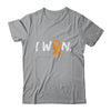 I Won Survivor Leukemia MS Awareness Warrior Orange Ribbon Shirt & Hoodie | teecentury