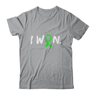 I Won Survivor Lymphoma Awareness Warrior Green Ribbon Shirt & Hoodie | teecentury