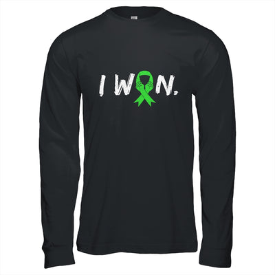 I Won Survivor Lymphoma Awareness Warrior Green Ribbon Shirt & Hoodie | teecentury