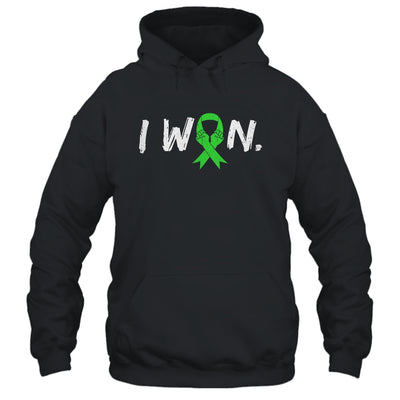 I Won Survivor Lymphoma Awareness Warrior Green Ribbon Shirt & Hoodie | teecentury