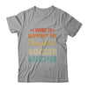 I Work To Support My Daughters Soccer Addiction Vintage T-Shirt & Hoodie | Teecentury.com