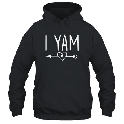 I Yam Shes My Sweet Potato Set Couples Matching Thanksgiving Shirt & Hoodie | teecentury