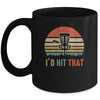 I'd Hit That Disc Golf Vintage Sunset Funny Father's Day Mug | teecentury