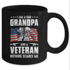 I'm A Dad Grandpa And A Veteran Nothing Scares Me Fathers Day Mug Coffee Mug | Teecentury.com