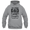 I'm A Dad Of An Awesome Daughter Funny Fathers Day T-Shirt & Hoodie | Teecentury.com