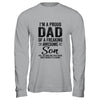 I'm A Dad Of An Awesome Son Funny Funny Fathers Day T-Shirt & Hoodie | Teecentury.com