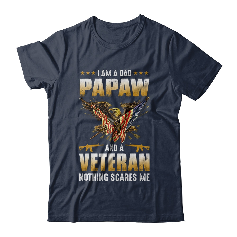 I'm A Dad PaPaw And A Veteran Father's Day T-Shirt & Hoodie | Teecentury.com