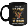 I'm A Dad PaPaw And A Veteran Father's Day Mug Coffee Mug | Teecentury.com