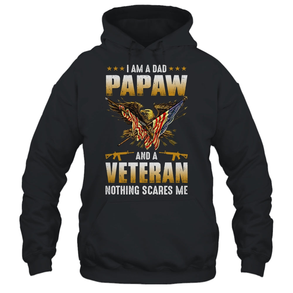 I'm A Dad PaPaw And A Veteran Father's Day T-Shirt & Hoodie | Teecentury.com