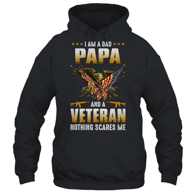 I'm A Dad Papa And A Veteran Father's Day T-Shirt & Hoodie | Teecentury.com