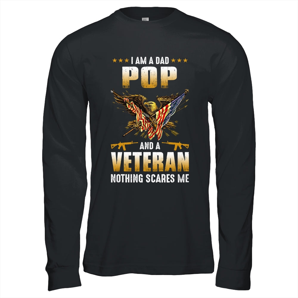 I'm A Dad Pop And A Veteran Father's Day T-Shirt & Hoodie | Teecentury.com