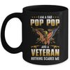 I'm A Dad Pop Pop And A Veteran Father's Day Mug Coffee Mug | Teecentury.com