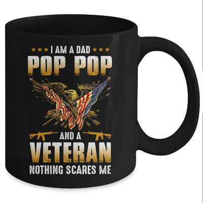 I'm A Dad Pop Pop And A Veteran Father's Day Mug Coffee Mug | Teecentury.com