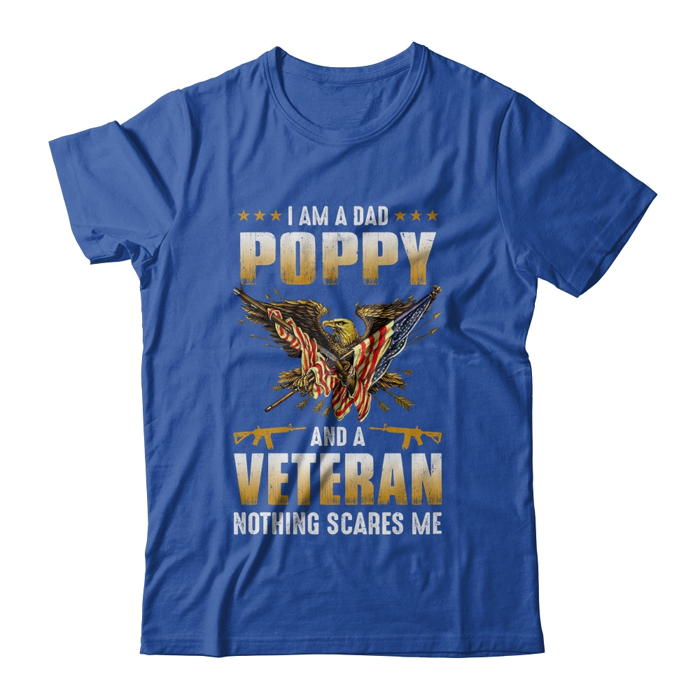 I'm A Dad Poppy And A Veteran Father's Day T-Shirt & Hoodie | Teecentury.com