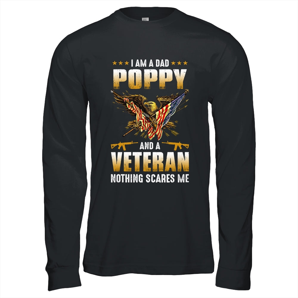 I'm A Dad Poppy And A Veteran Father's Day T-Shirt & Hoodie | Teecentury.com