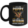 I'm A Dad Poppy And A Veteran Father's Day Mug Coffee Mug | Teecentury.com