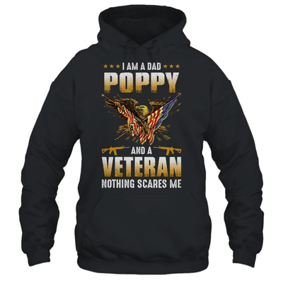 I'm A Dad Poppy And A Veteran Father's Day T-Shirt & Hoodie | Teecentury.com