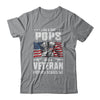 I'm A Dad Pops And A Veteran Nothing Scares Me Fathers Day T-Shirt & Hoodie | Teecentury.com