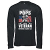 I'm A Dad Pops And A Veteran Nothing Scares Me Fathers Day T-Shirt & Hoodie | Teecentury.com