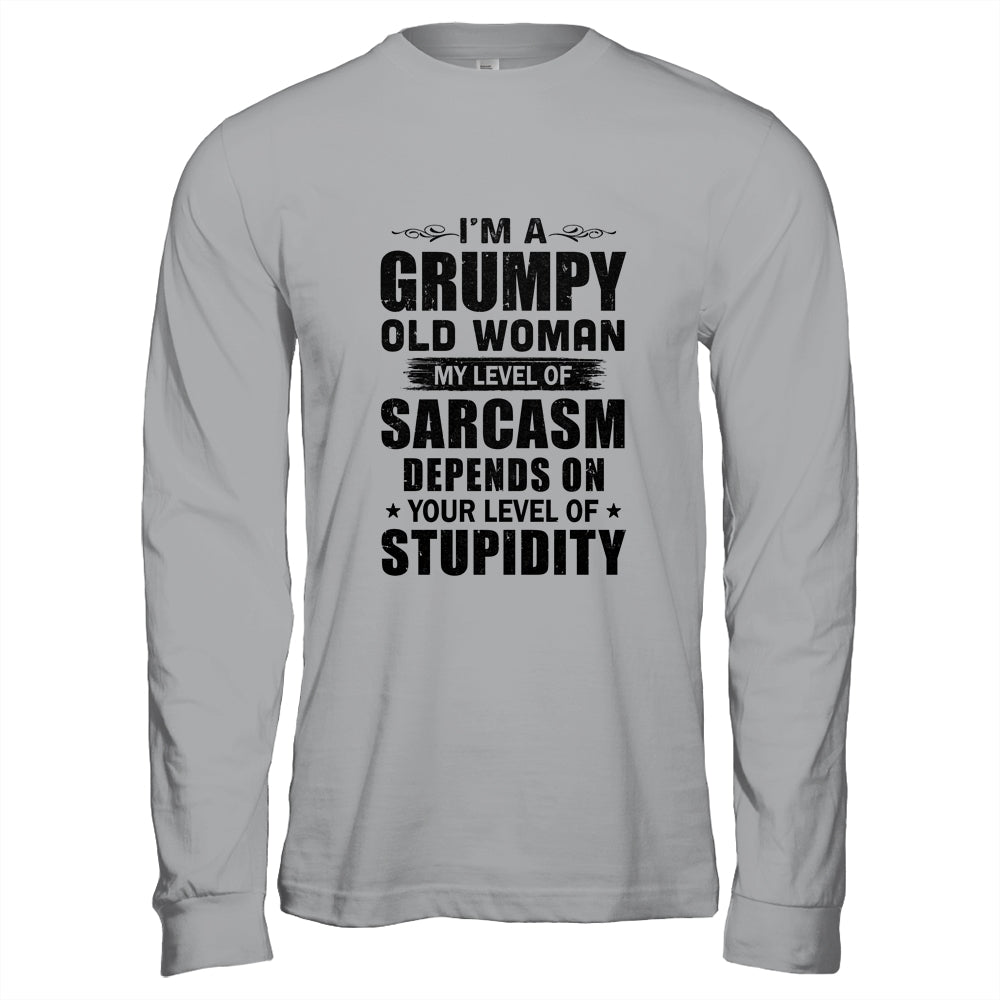I'm A Grumpy Old Woman Old Lady Gift For Grandma Mom T-Shirt & Hoodie | Teecentury.com