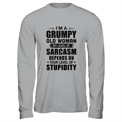 I'm A Grumpy Old Woman Old Lady Gift For Grandma Mom T-Shirt & Hoodie | Teecentury.com