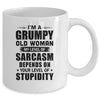 I'm A Grumpy Old Woman Old Lady Gift For Grandma Mom Mug Coffee Mug | Teecentury.com