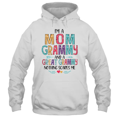 I'm A Mom Grammy And A Great Grandma Nothing Scares Me T-Shirt & Hoodie | Teecentury.com