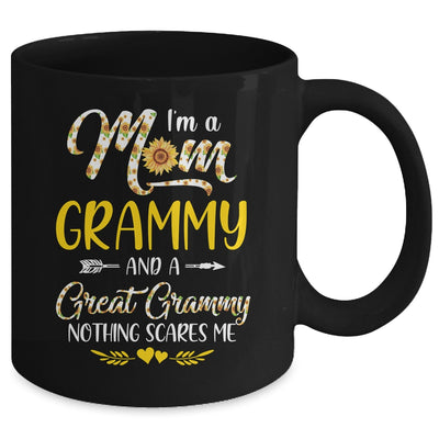 I'm A Mom Grammy Great Nothing Scares Me Mothers Day Mug Coffee Mug | Teecentury.com