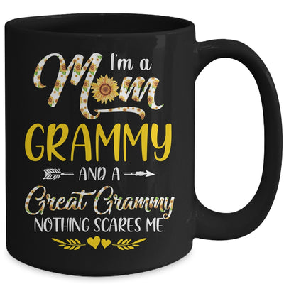 I'm A Mom Grammy Great Nothing Scares Me Mothers Day Mug Coffee Mug | Teecentury.com