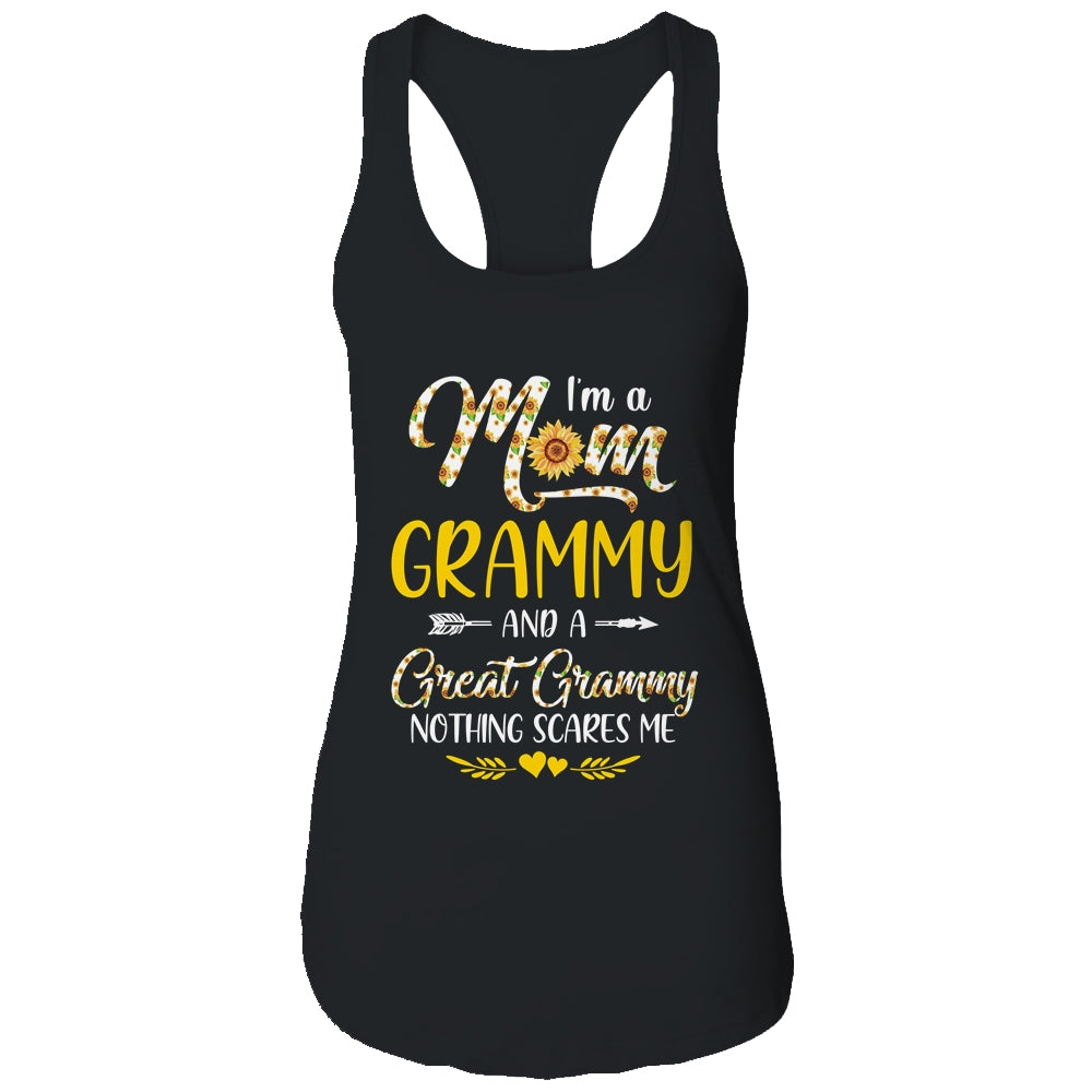 I'm A Mom Grammy Great Nothing Scares Me Mothers Day T-Shirt & Tank Top | Teecentury.com