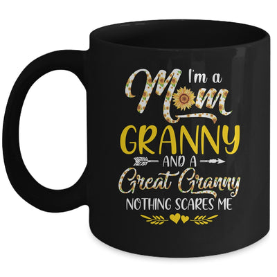 I'm A Mom Granny Great Nothing Scares Me Mothers Day Mug Coffee Mug | Teecentury.com