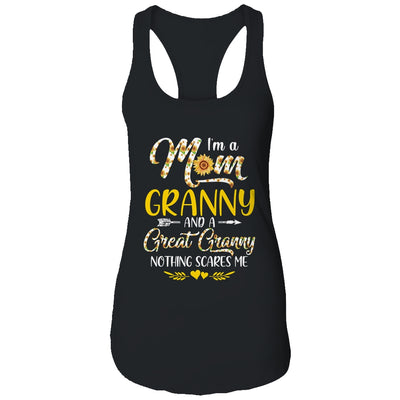 I'm A Mom Granny Great Nothing Scares Me Mothers Day T-Shirt & Tank Top | Teecentury.com