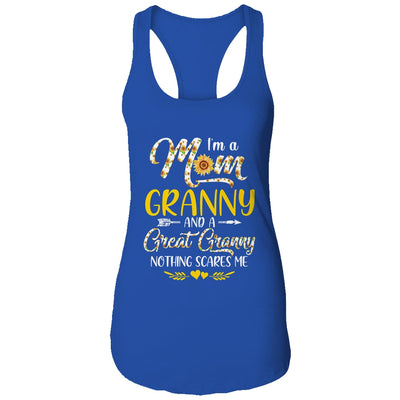 I'm A Mom Granny Great Nothing Scares Me Mothers Day T-Shirt & Tank Top | Teecentury.com