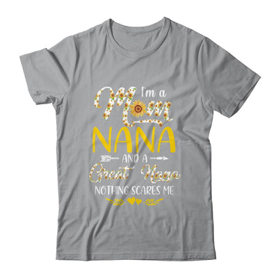 I'm A Mom Nana Great Nothing Scares Me Mothers Day T-Shirt & Tank Top | Teecentury.com