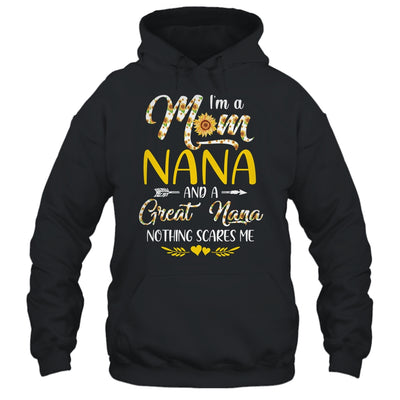 I'm A Mom Nana Great Nothing Scares Me Mothers Day T-Shirt & Tank Top | Teecentury.com