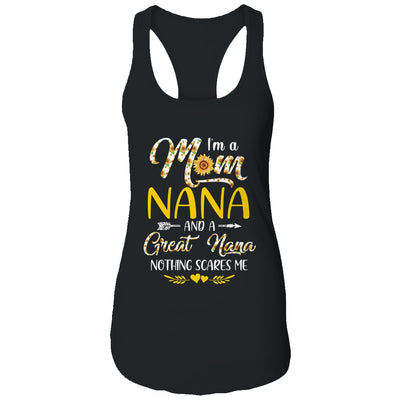 I'm A Mom Nana Great Nothing Scares Me Mothers Day T-Shirt & Tank Top | Teecentury.com