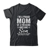 I'm A Mom Of An Awesome Son Mothers Day T-Shirt & Hoodie | Teecentury.com