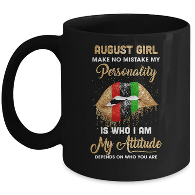 I'm August Girl Sexy Lip Black Women Virgo Birthday Gift Mug Coffee Mug | Teecentury.com