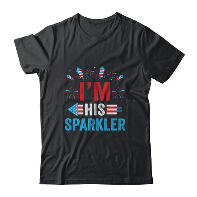 I'm His Sparkler His And Her 4th Of July Matching Couples T-Shirt & Tank Top | Teecentury.com